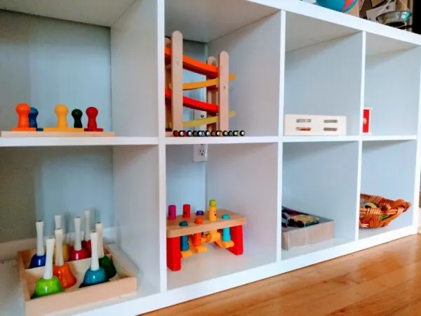 Montessori store toy storage