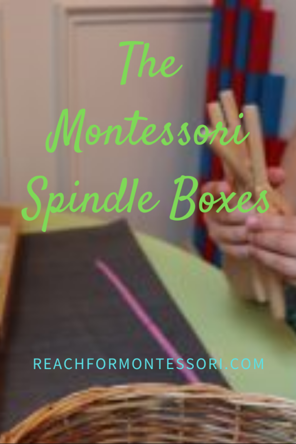spindle boxes in Montessori pinterest.
