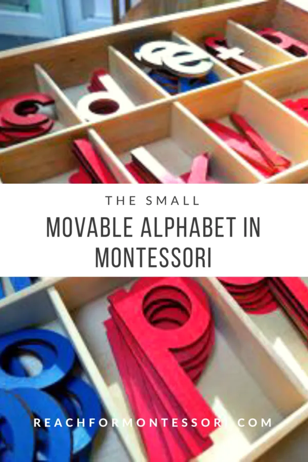 Montessori Movable Alphabet