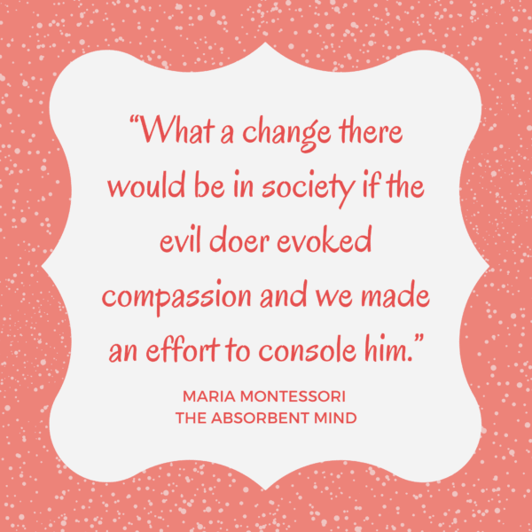 montessori compassion quote