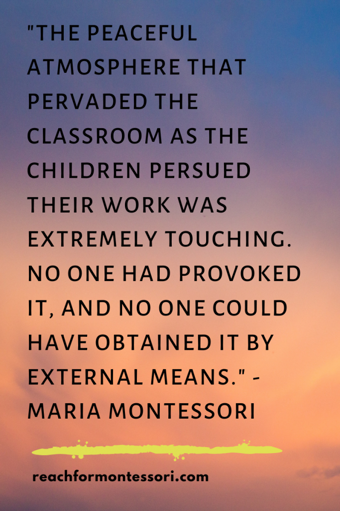 maria montessori quote on obedience