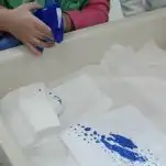 Spray bottle process art