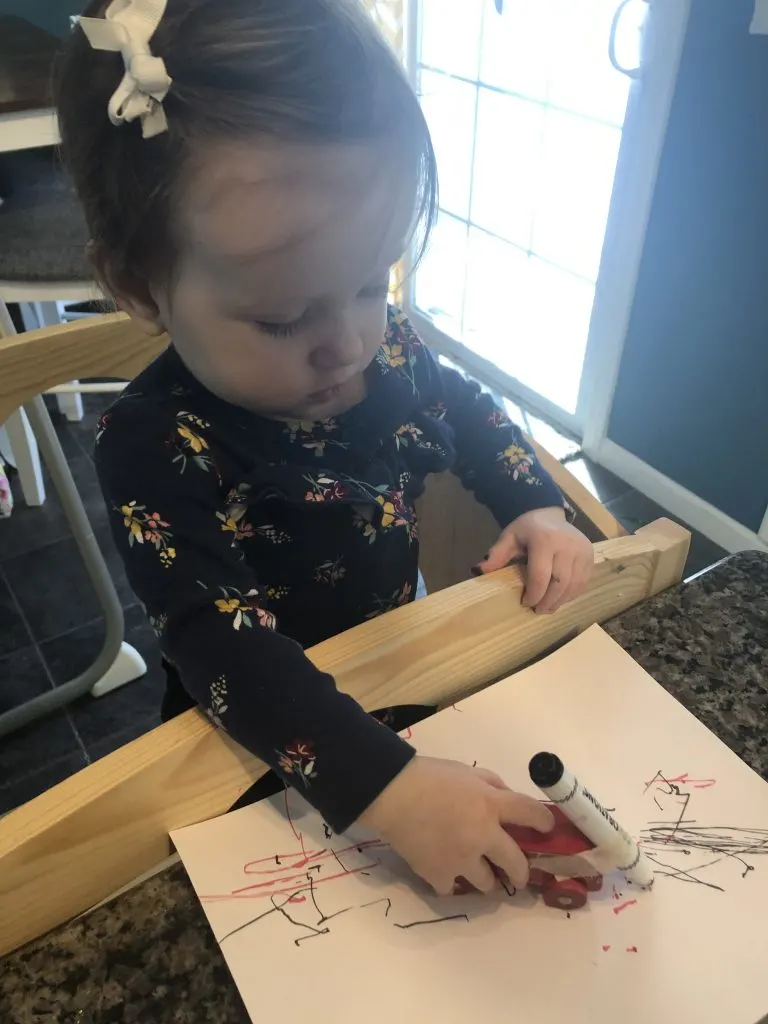 Tracing Paper Drawing Activities for Toddlers - happy hooligans