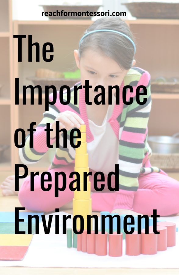 the importance of the prepared environment pinterest graphic.