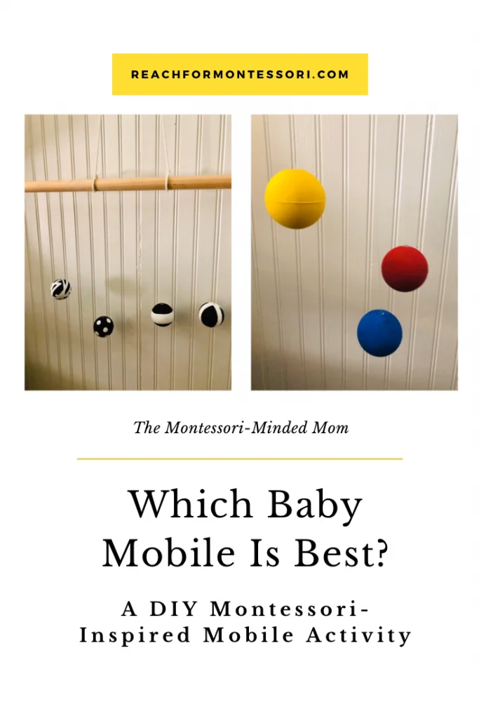 Montessori infant hot sale mobiles