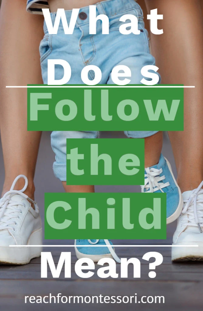 What does follow the child mean pin