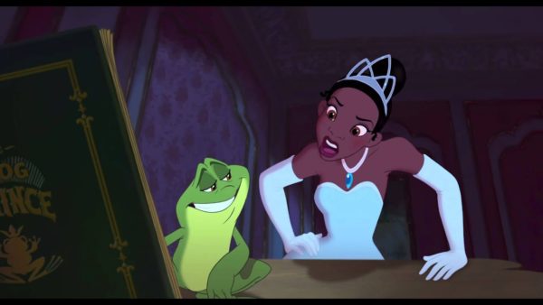 why does montessori discourage characters? AAVE example Princess and The Frog image