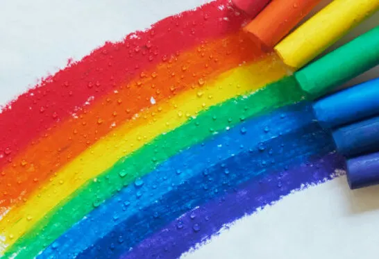 How to teach kids colors blog image.