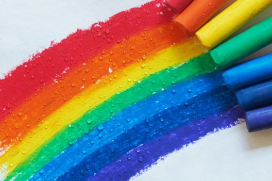 How to teach kids colors blog image.