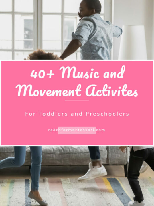 music and movement activities pin.