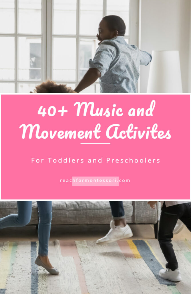 music and movement preschool daily schedule clipart