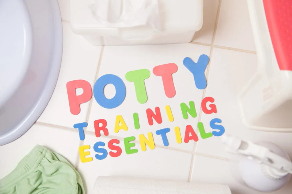 montessori potty training essentials image.