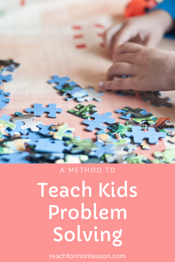teach problem solving for kids pin.