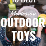 montessori outdoor toys pin.