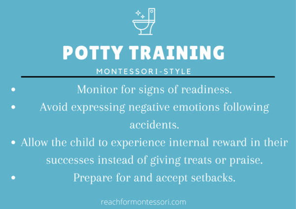 A Montessori approach to potty training