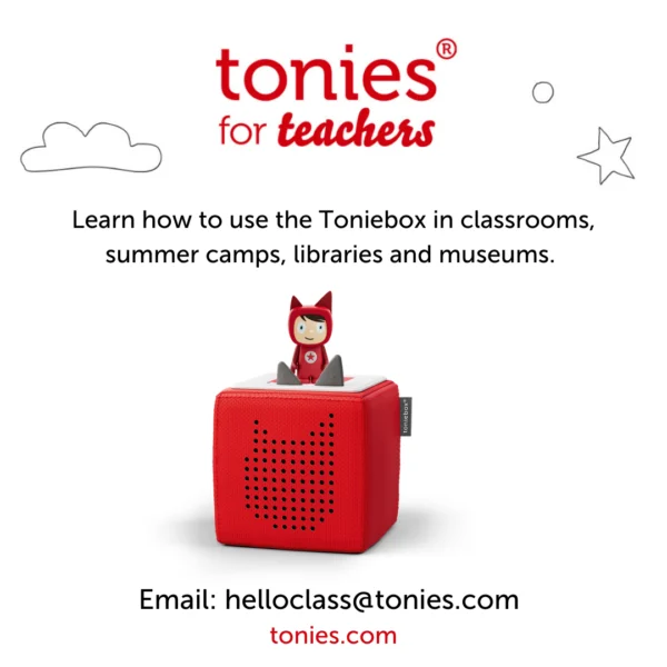 image of tonies for teachers.