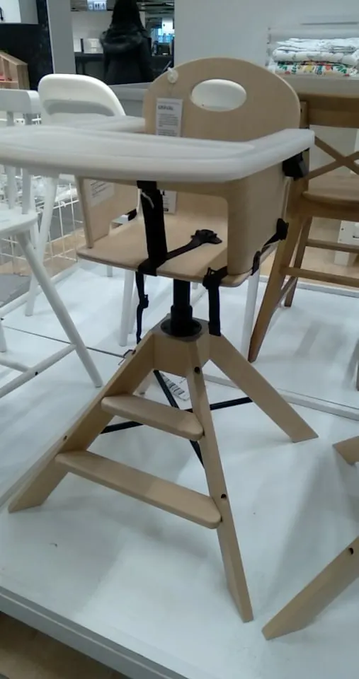 image of Montessori high chair at ikea.